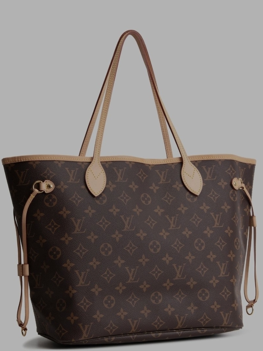 Louis Vuitton Monogram Canvas Tote with Natural Vachetta Trim
